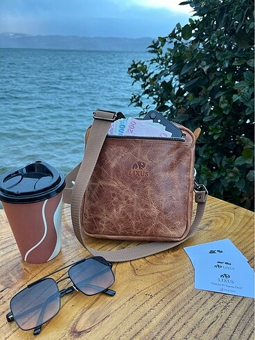 Hakiki Deri Omuz Çantası - Görsel 3