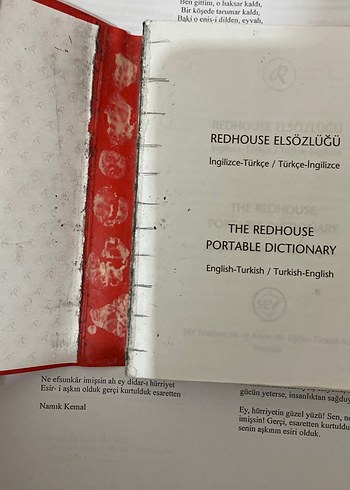 Redhouse İngilizce-Türkçe Sözlük - Görsel 2