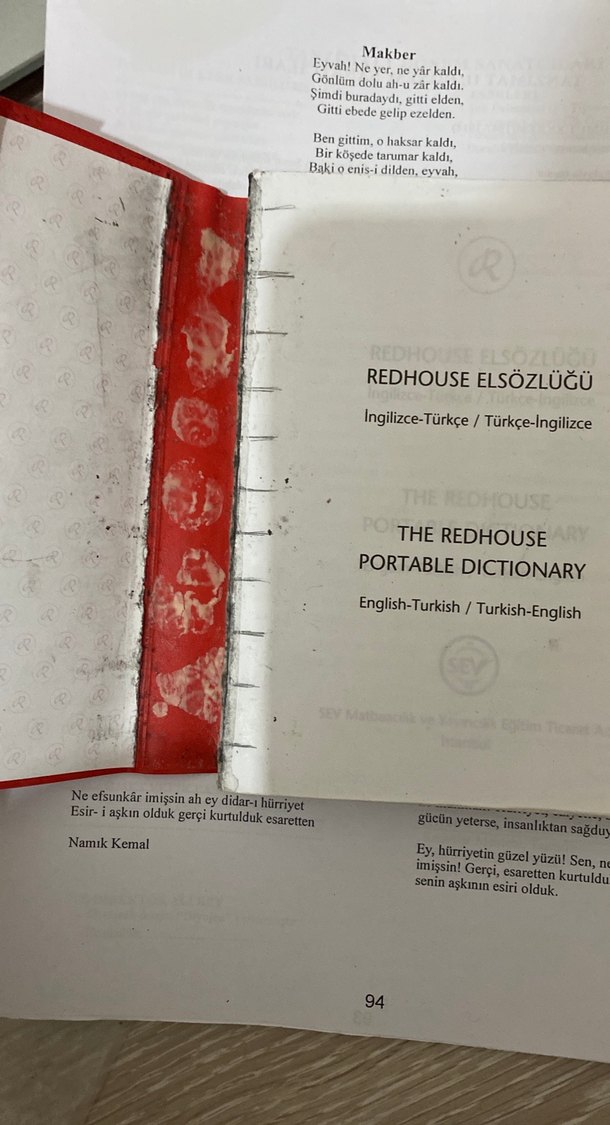 Redhouse İngilizce-Türkçe Sözlük - Görsel 2