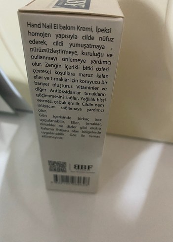 BBF Thermal Beyaz El ve Tırnak Bakım Kremi - Görsel 3