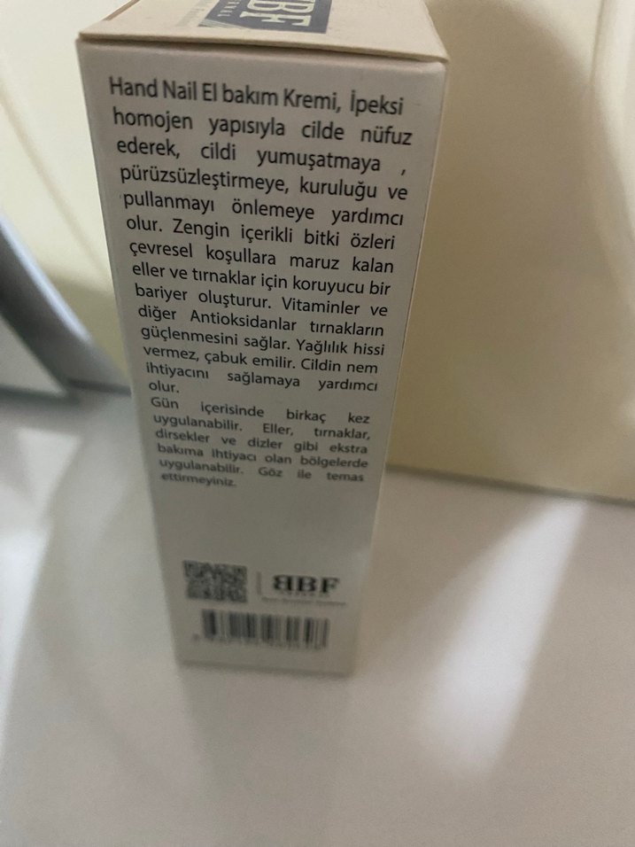 BBF Thermal Beyaz El ve Tırnak Bakım Kremi - Görsel 3