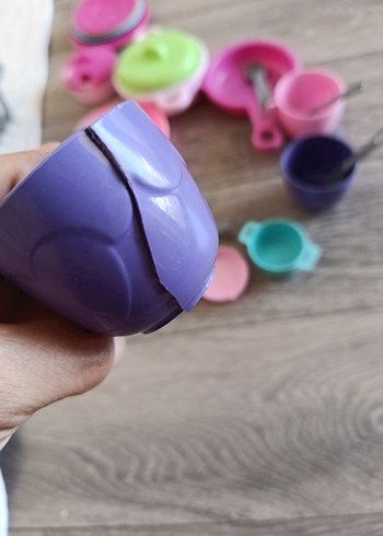 Beden Pembe ve Gri Mutfak Aksesuarları Seti