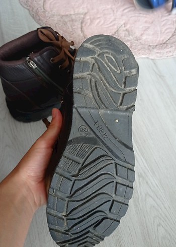 38 Beden Kahverengi Deri kadın Outdoor Botları