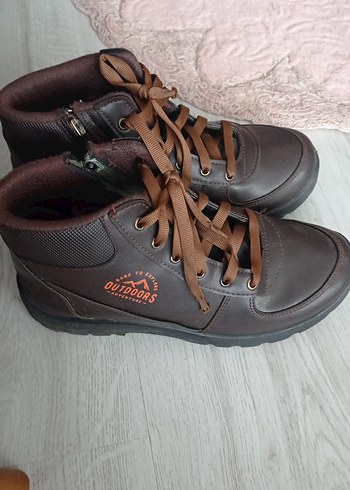 Kahverengi Deri kadın Outdoor Botları