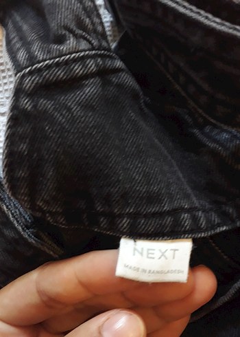 diğer Beden Siyah Denim Askılı Kısa Salopet 9-10 yas