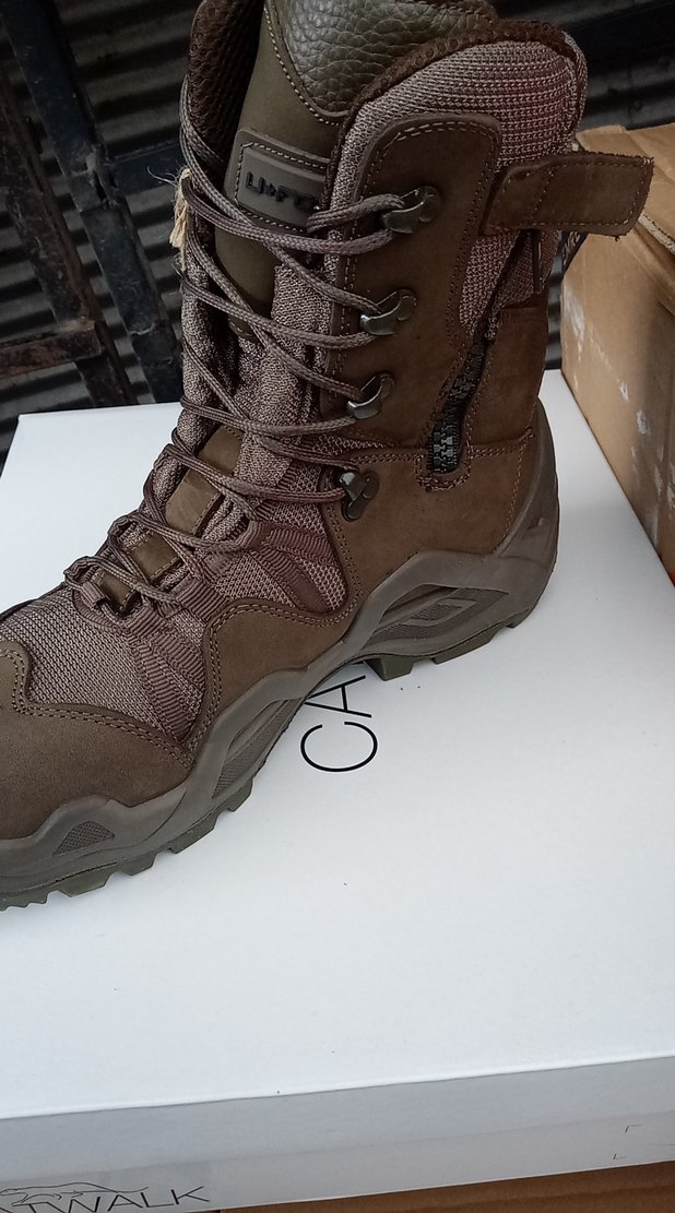 Kahverengi Kamuflajlı Bağcıklı Erkek Outdoor Avcı Botu - Görsel 2