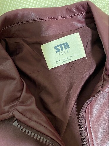 s Beden bordo Renk Stradvarius bordo ceket