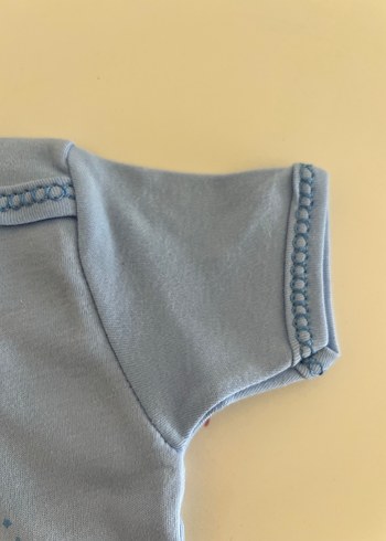 Hoppidik Marka  Bebek Kısa Kollu Body % 100 Pamuk - Görsel 4