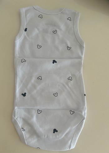 % 100 Pamuk Bebek Kolsuz Çıtçıtlı  Body - Görsel 6
