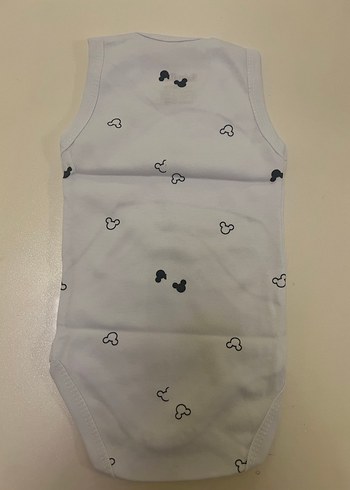 % 100 Pamuk Bebek Kolsuz Çıtçıtlı  Body - Görsel 3