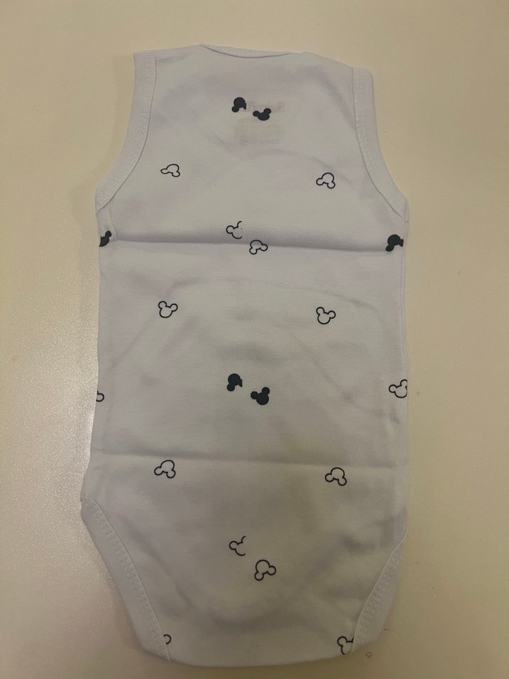 % 100 Pamuk Bebek Kolsuz Çıtçıtlı  Body - Görsel 3