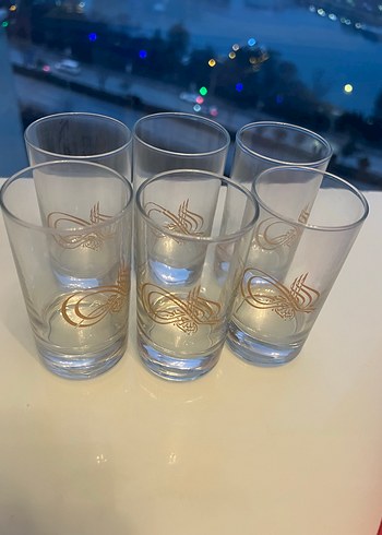 Gurallar Artcraft Tuğra 6'lı Su Bardağı - Görsel 5