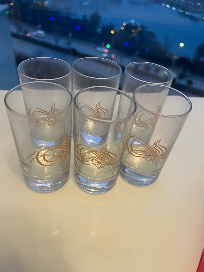 Gurallar Artcraft Tuğra 6'lı Su Bardağı - Görsel 5