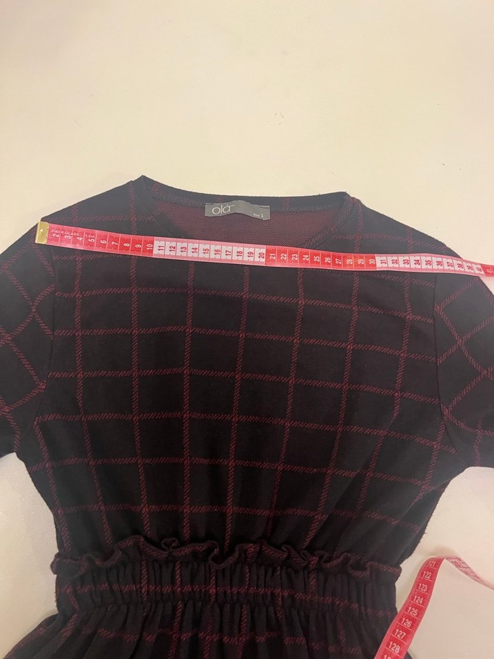 Ola Marka Small Beden Kadın Mini Elbise - Görsel 4