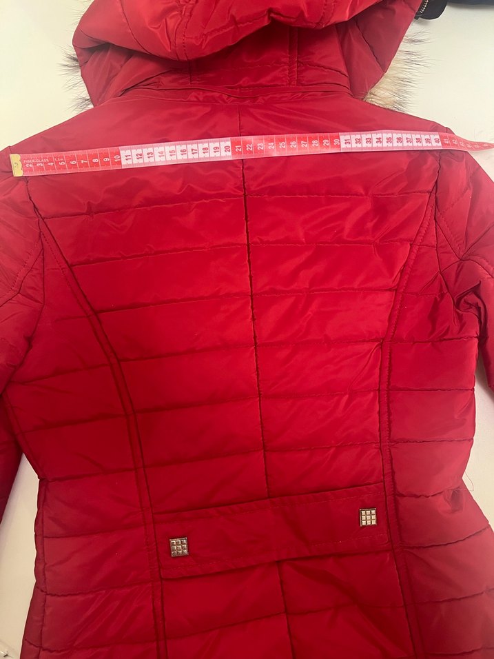 Ekol 38 Beden Kırmızı Kadın Mont - Görsel 3