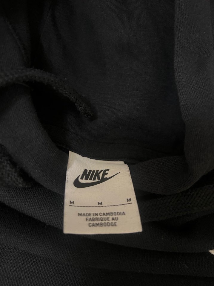 Orijinal Nike Siyah Kapüşonlu Sweatshirt - Görsel 3