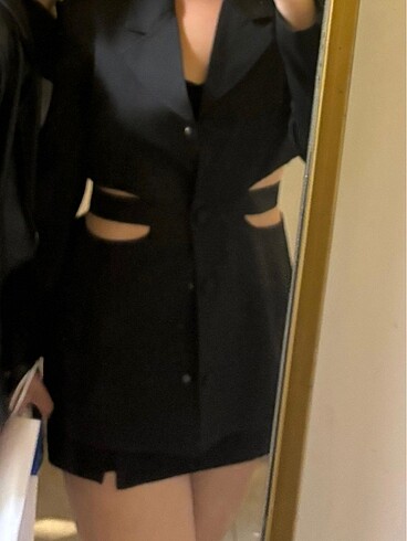Siyah blazer ceket