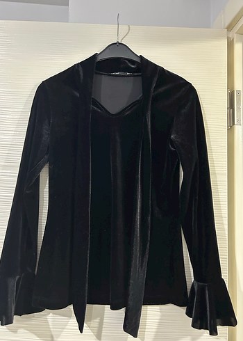 Kadife Bluz Hiç giyilmedi - Görsel 6