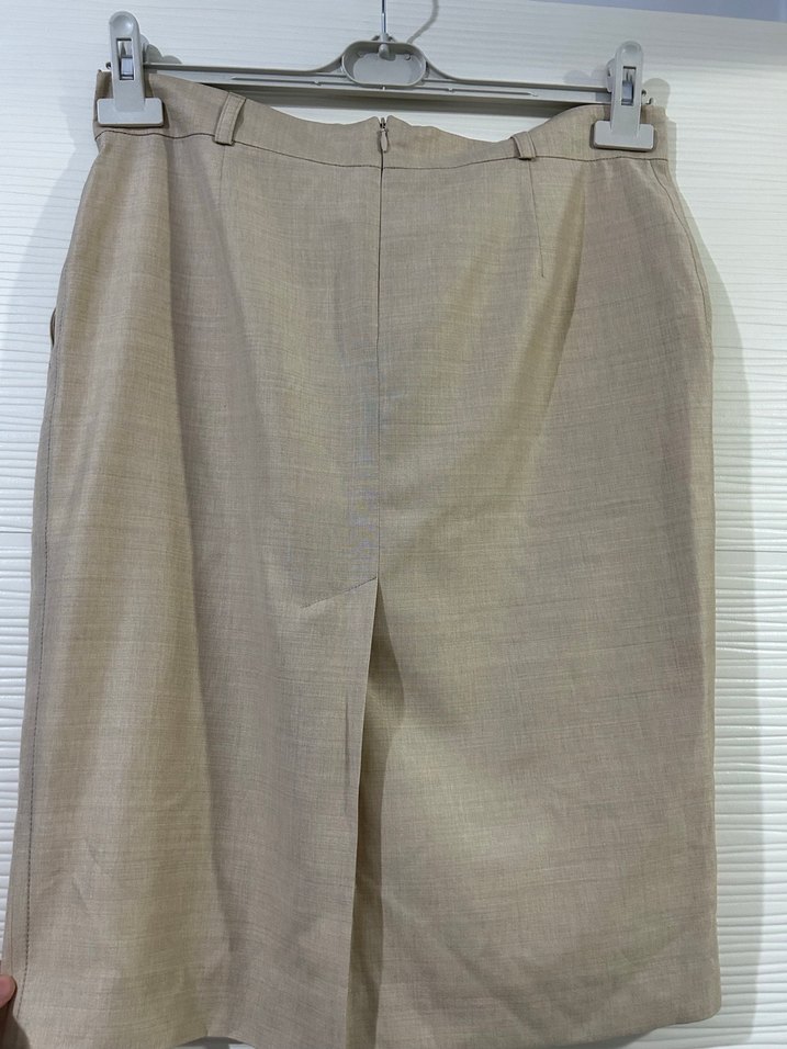 Bej  Mini Kalem Etek - Görsel 4