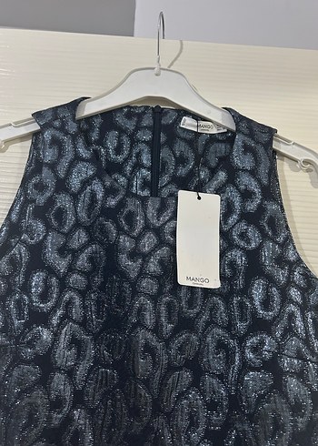 Mango Desenli Kolsuz Bluz S beden - Görsel 5