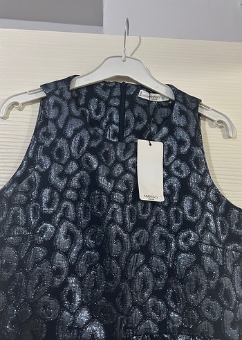 Mango Desenli Kolsuz Bluz S beden - Görsel 2