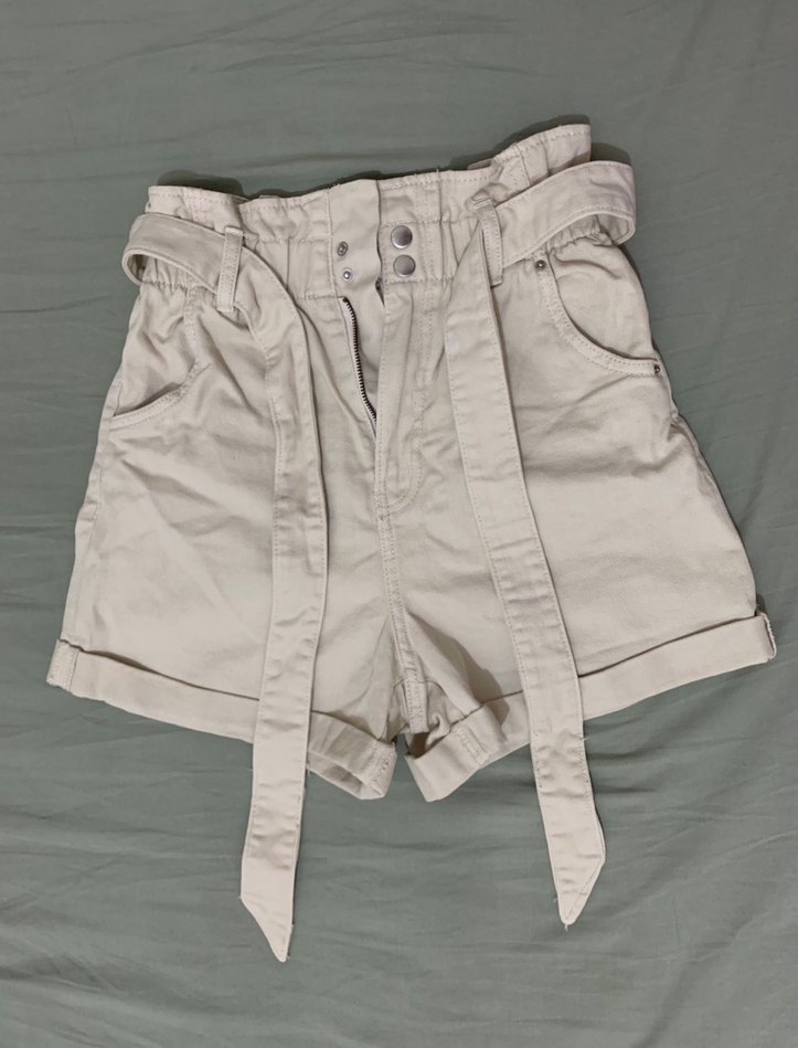 H&M   kot şort - Görsel 3