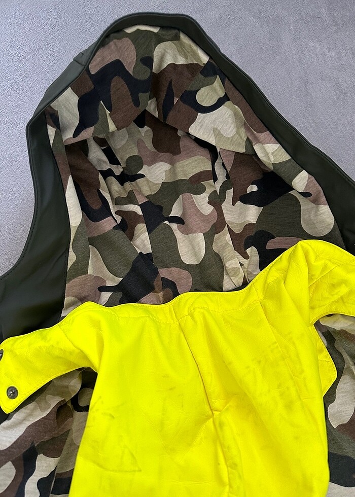 Yağmurluk çift şapkalı - Görsel 4