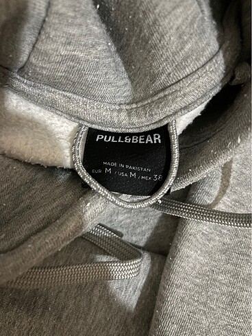 m Beden gri Renk Pull&Bear Gri erkek sweat