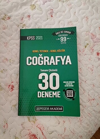 kpss cografya 30 lu deneme pegem