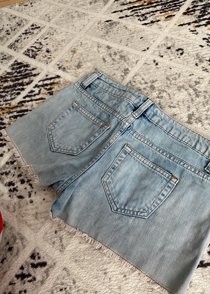 mini kot şort - Görsel 5