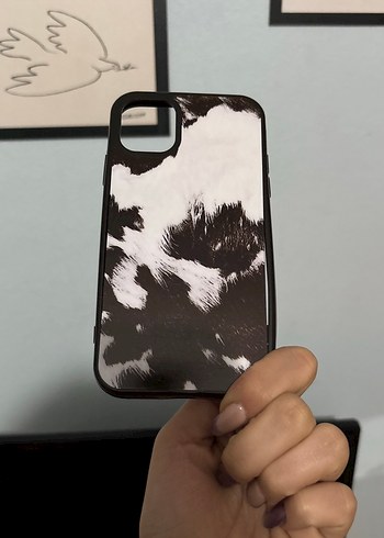 Parlak Siyah Bershka Telefon Kılıfı - Görsel 2