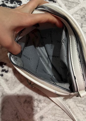 Bej Deri Kadın Çapraz Çanta - Görsel 3