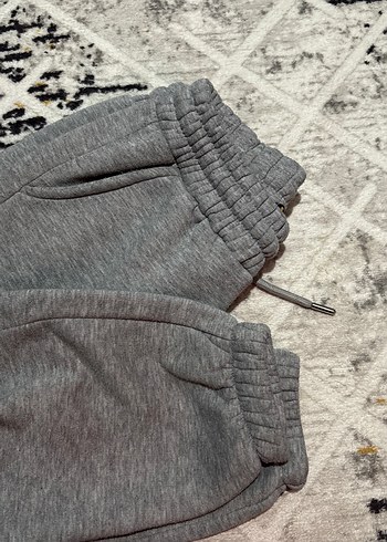 Gri Rahat Kesim Kadın Eşofman Altı - Görsel 2