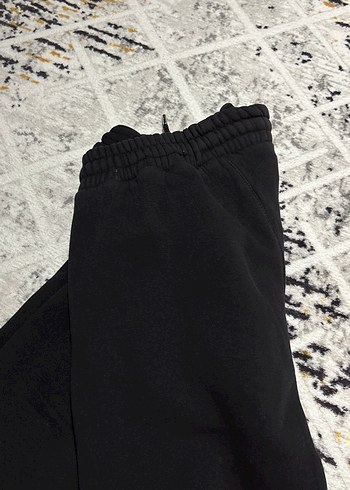 Siyah Kadın Oversize Sweatpant - Görsel 4