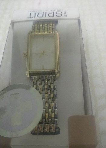 Altın Renkli Kadın Saat - Görsel 5