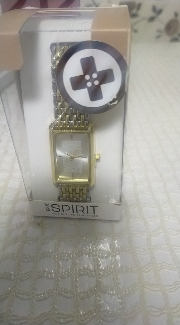 Altın Renkli Kadın Saat - Görsel 2