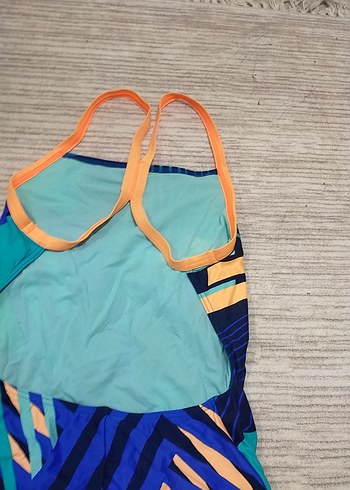 Renkli Desenli Mavi çocuk Mayo - Görsel 7