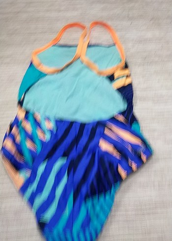 Renkli Desenli Mavi çocuk Mayo - Görsel 5