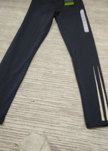 Gri Spor Kesim Kadın Tayt - Görsel 4