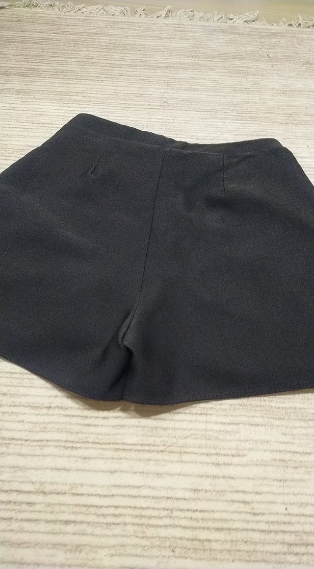 Siyah Pilili Mini Etek - Görsel 5