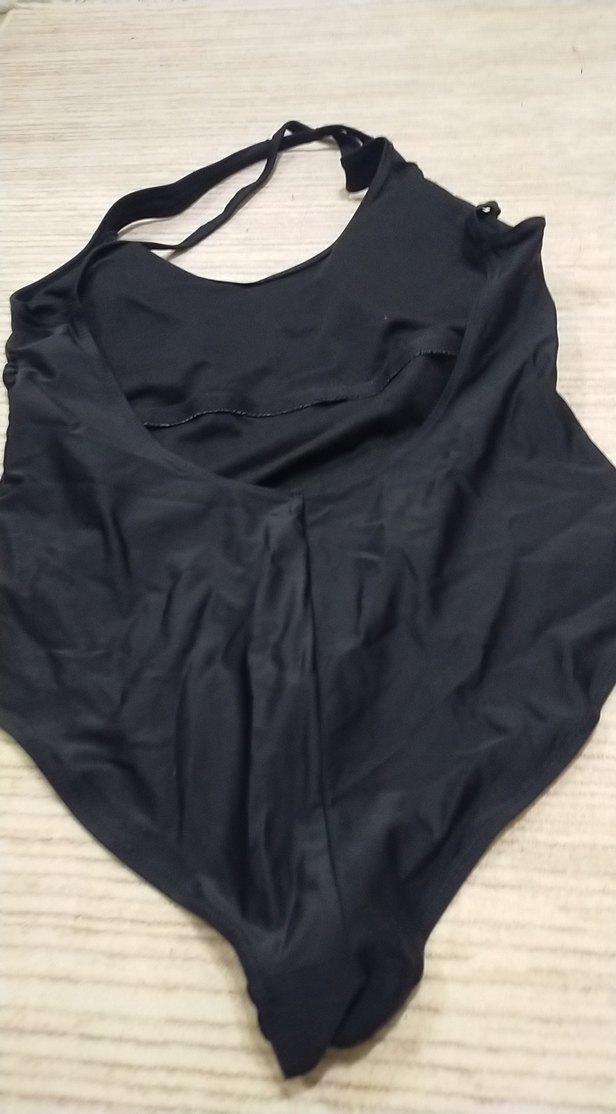 Kadın Lacivert Baskılı İnce Askılı Mayo - Görsel 4