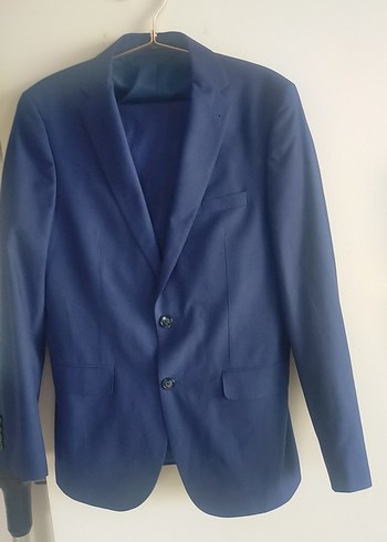 Mavi Erkek Normal Kesim Takım Elbise Ceket - Görsel 3