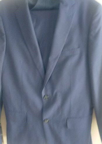 Mavi Erkek Normal Kesim Takım Elbise Ceket - Görsel 4