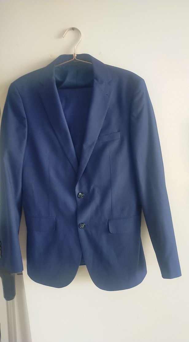Mavi Erkek Normal Kesim Takım Elbise Ceket - Görsel 3