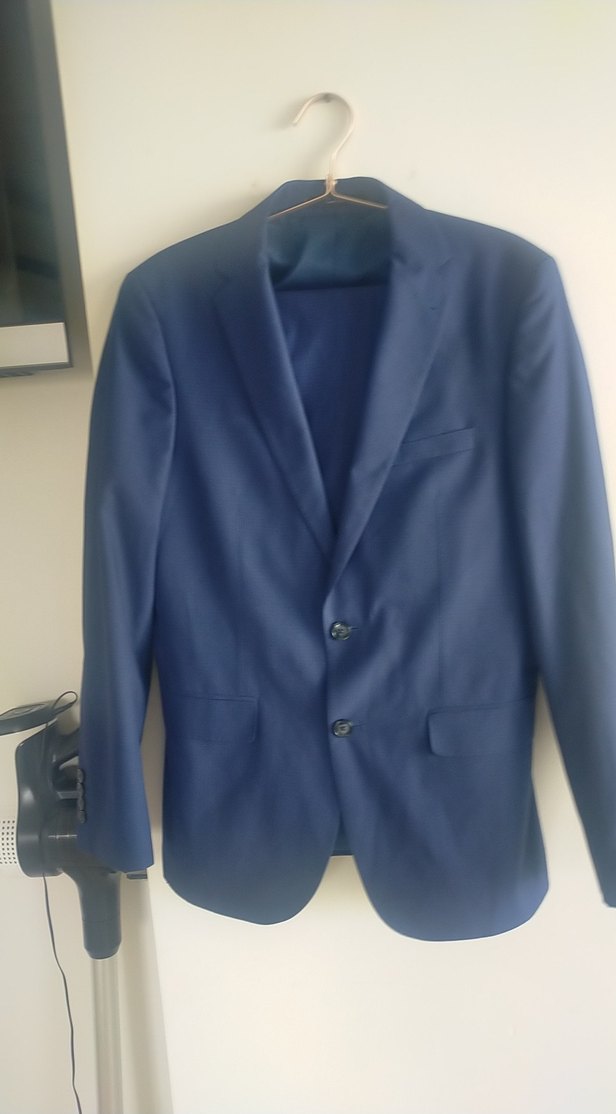 Mavi Erkek Normal Kesim Takım Elbise Ceket - Görsel 2