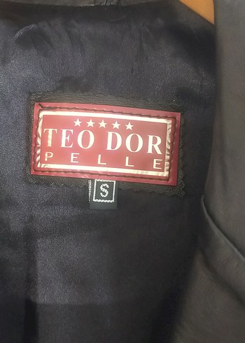 Düğmeli Siyah Deri Kadın Ceket - Görsel 5