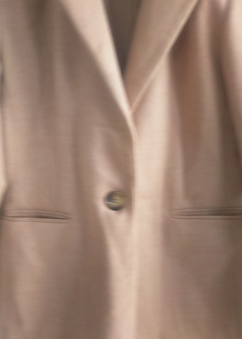 Bej Kadın Süet Midi Klasik Kesim Kaban - Görsel 5