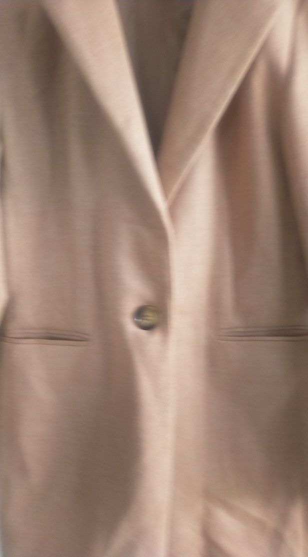 Bej Kadın Süet Midi Klasik Kesim Kaban - Görsel 5