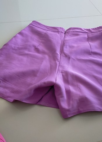 Mor Pilili Mini  Şortu - Görsel 5