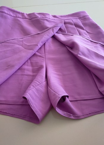 Mor Pilili Mini  Şortu - Görsel 2